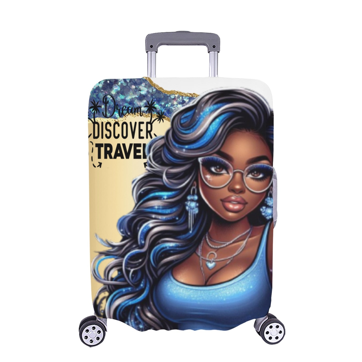 Dream, Discover Travel Tote Bag & Luggage Cover