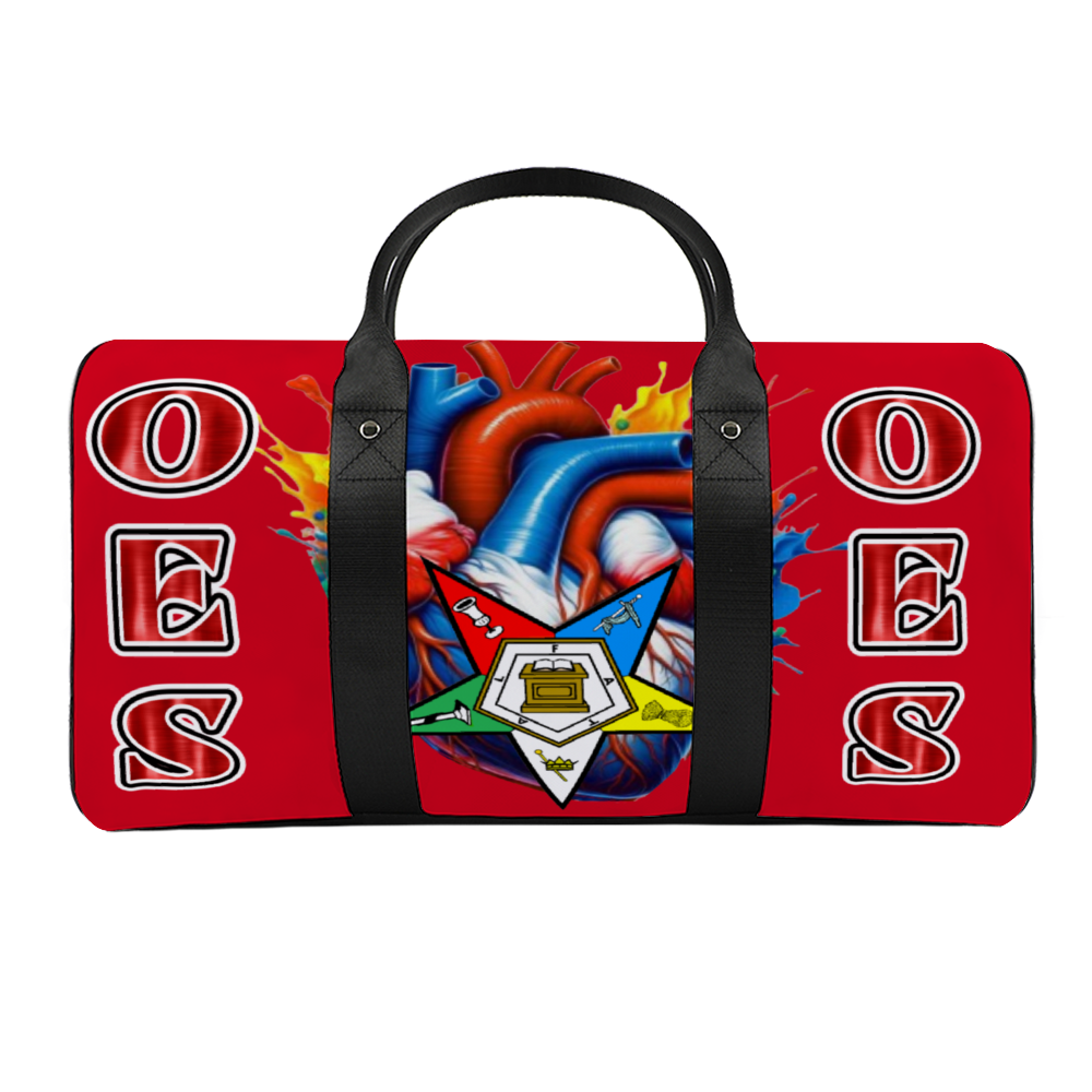 OES Heart Beat Large Travel Luggage Gym Bags Duffel Bags