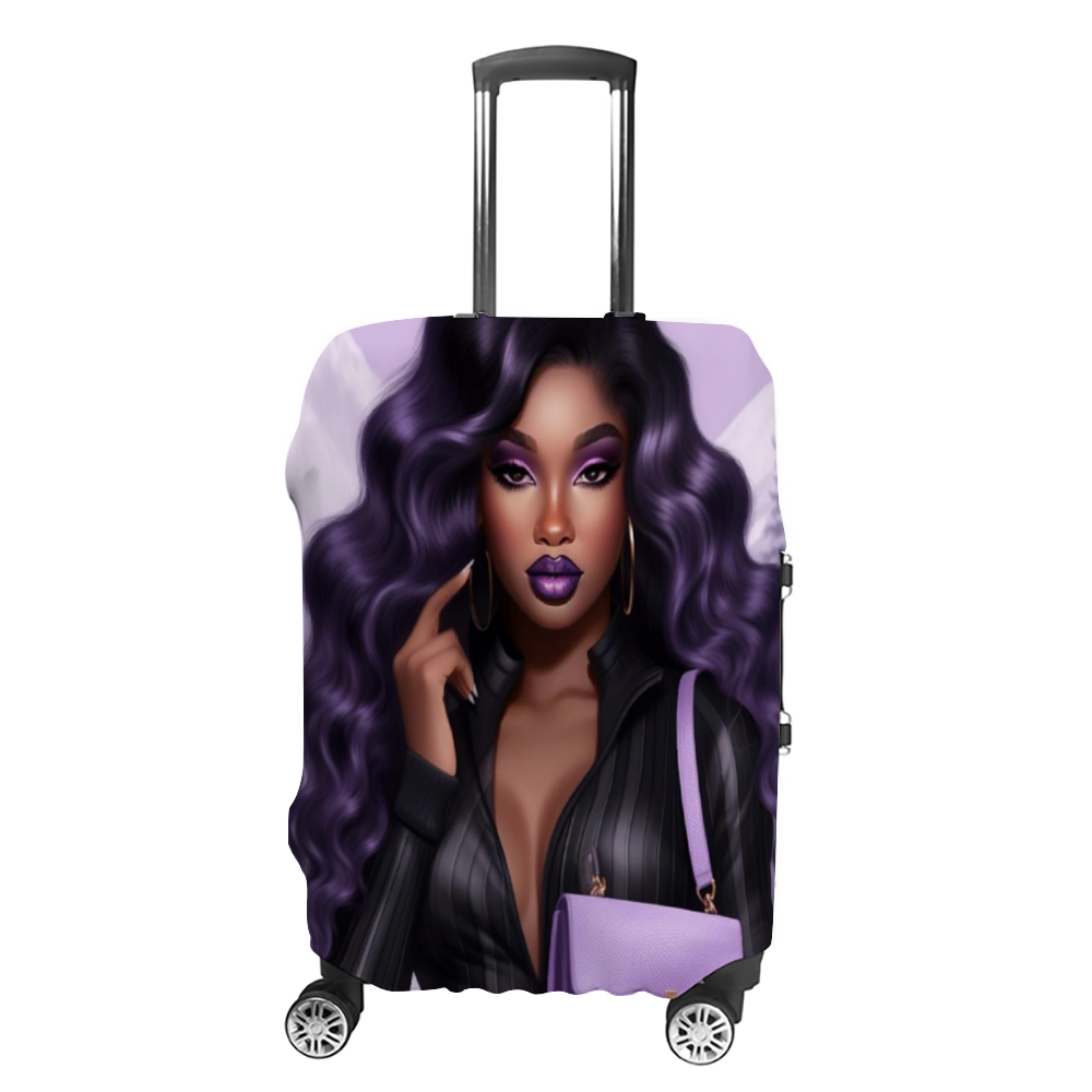 Purple Passion Luggage Case Covers Travel Suitcase Covers