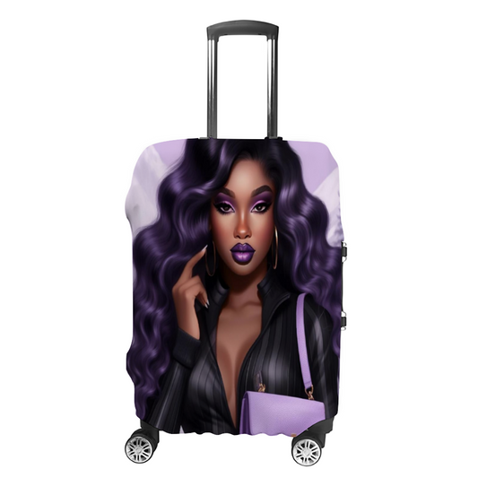 Purple Passion Luggage Case Covers Travel Suitcase Covers | ThisNew